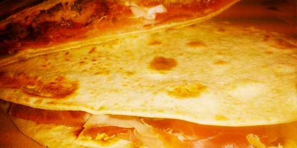 Piadina senza glutine con verdure gratinate